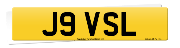 Registration number J9 VSL
